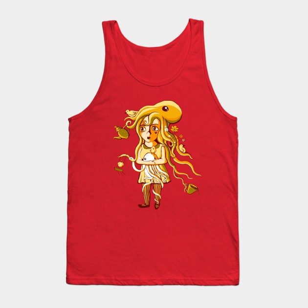 Tentacle Tea Time Tank Top by SmannaTales